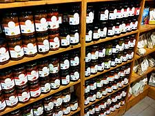 Photo showing an assortment of homemade jams